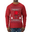 Merry Swishmas Basketball Sports Ugly Christmas Sweater Mens Long Sleeve Shirt