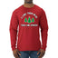 I Like Them Real Thick and Sprucy | Funny Ugly Christmas Sweater Mens Long Sleeve Shirt