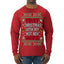 First Christmas With My Hot New Wife Classic Newlywed Ugly Christmas Sweater Mens Long Sleeve Shirt