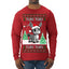 Tuki Tuki Tuki Funny Spanish Music Lyrics Ugly Christmas Sweater Mens Long Sleeve Shirt