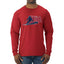 USA Winter Team Sports Fan Collection | USA Skier Sweater, Unisex Mens Long Sleeve Shirt