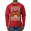 I Have A Big Package Meme Barry Wood Ugly Christmas Sweater Mens Long Sleeve Shirt