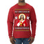 Put Christ Back In Christmas Ugly Christmas Sweater Mens Long Sleeve Shirt