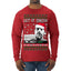 Hunter Let It Snow Biden Ugly Christmas Sweater Mens Long Sleeve Shirt