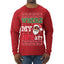 Where My Ho's At? Ugly Christmas Sweater Mens Long Sleeve Shirt