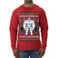 Abdominal Swoleman Fitness Yeti Ugly Christmas Sweater Mens Long Sleeve Shirt