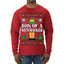 Son Of A Nutcracker Christmas Movie Quote  Ugly Christmas Sweater Mens Long Sleeve Shirt