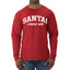 Vintage Movie Quote Santa! I Know Him Christmas Mens Long Sleeve Shirt