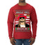 Jingle Bell Rock Kid Rapper Country Music Ugly Christmas Sweater Mens Long Sleeve Shirt