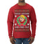 Fudge Around And Find Out Story Ugly Christmas Sweater Mens Long Sleeve Shirt