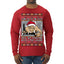 Come Out to the Coast Have a Few Laughs Die Hard McClane Ugly Christmas Sweater Mens Long Sleeve Shirt