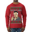 Watch It Santa Funny Paulie Italian Mafia TV Show Ugly Christmas Sweater Mens Long Sleeve Shirt