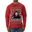 It's Not Christmas Until Hans Gruber Falls From Nakatomi Plaza Color Ugly Christmas Sweater Mens Long Sleeve Shirt