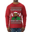 You Better Watch Out, the Diddler's Coming to Town, Funny Santa P Diddy Diddler Funny Party Viral Music Baby Oil Meme Ugly Christmas Sweater Mens Long Sleeve Shirt