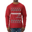 Freedom, Charlie Kirk Political Activist, Right Wing, Ugly Christmas Sweater Mens Long Sleeve Shirt