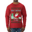 Merry Christmas Y'all Christmas Sweater, Ugly Christmas Sweater Mens Long Sleeve Shirt