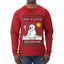 Just A Little Meltdown, Ugly Christmas Sweater Mens Long Sleeve Shirt