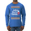 Jolliest Bunch of Assholes Xmas Movie Ugly Christmas Sweater Mens Long Sleeve Shirt