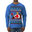I'm Eating Junk and Watching Rubbish 90s Movie Ice Cream Ugly Christmas Sweater Mens Long Sleeve Shirt