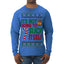 It's Not Going to Suck Itself Funny Candy Cane Ugly Christmas Sweater Mens Long Sleeve Shirt