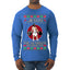 Jesus the Ultimate Deadlifter Funny Ugly Christmas Sweater Mens Long Sleeve Shirt