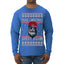 Make Christmas Great Again Trump Santa Claus 2024 MAGA,  Donald Trump JD Vance GOP Republican Ugly Christmas Sweater Mens Long Sleeve Shirt