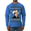 Ya Llegaron Las Nieves De Enero Chalino January Snow Ugly Christmas Sweater Mens Long Sleeve Shirt