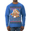 The Only House I Can Afford Funny Millennial Meme Ugly Christmas Sweater Mens Long Sleeve Shirt