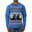Doge F Around and Find Out Donald Trump Elon Vivek MAGA Ugly Christmas Sweater Mens Long Sleeve Shirt