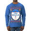 Ultra MAGA Superior Agenda Trump 2024 Funny Beer Logo Ugly Christmas Sweater Mens Long Sleeve Shirt