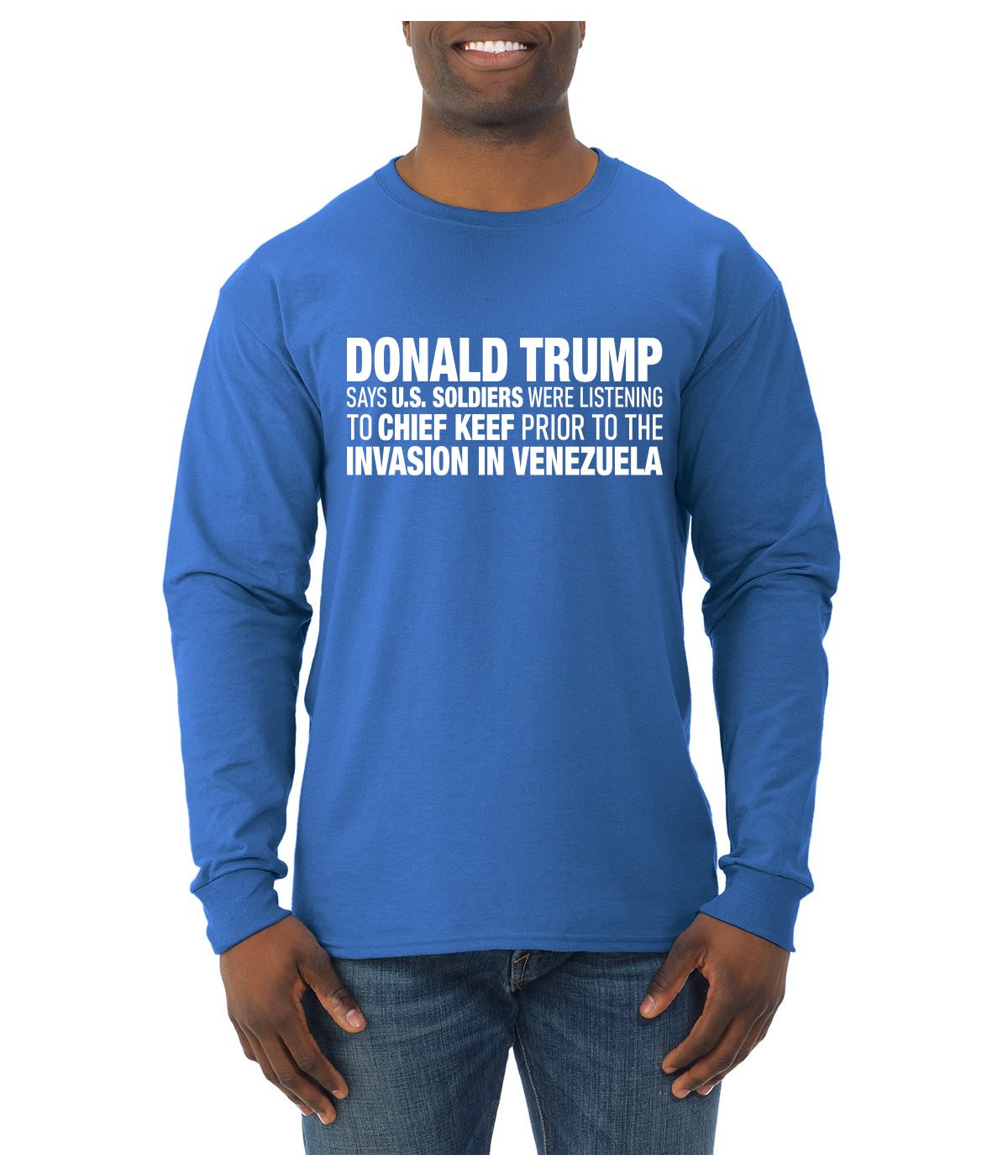 Viral Political Meme Shirt Sweater, Unisex Mens Long Sleeve Shirt