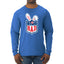 Bunny Bowl Football BAD Parody Sweater, Unisex Mens Long Sleeve Shirt