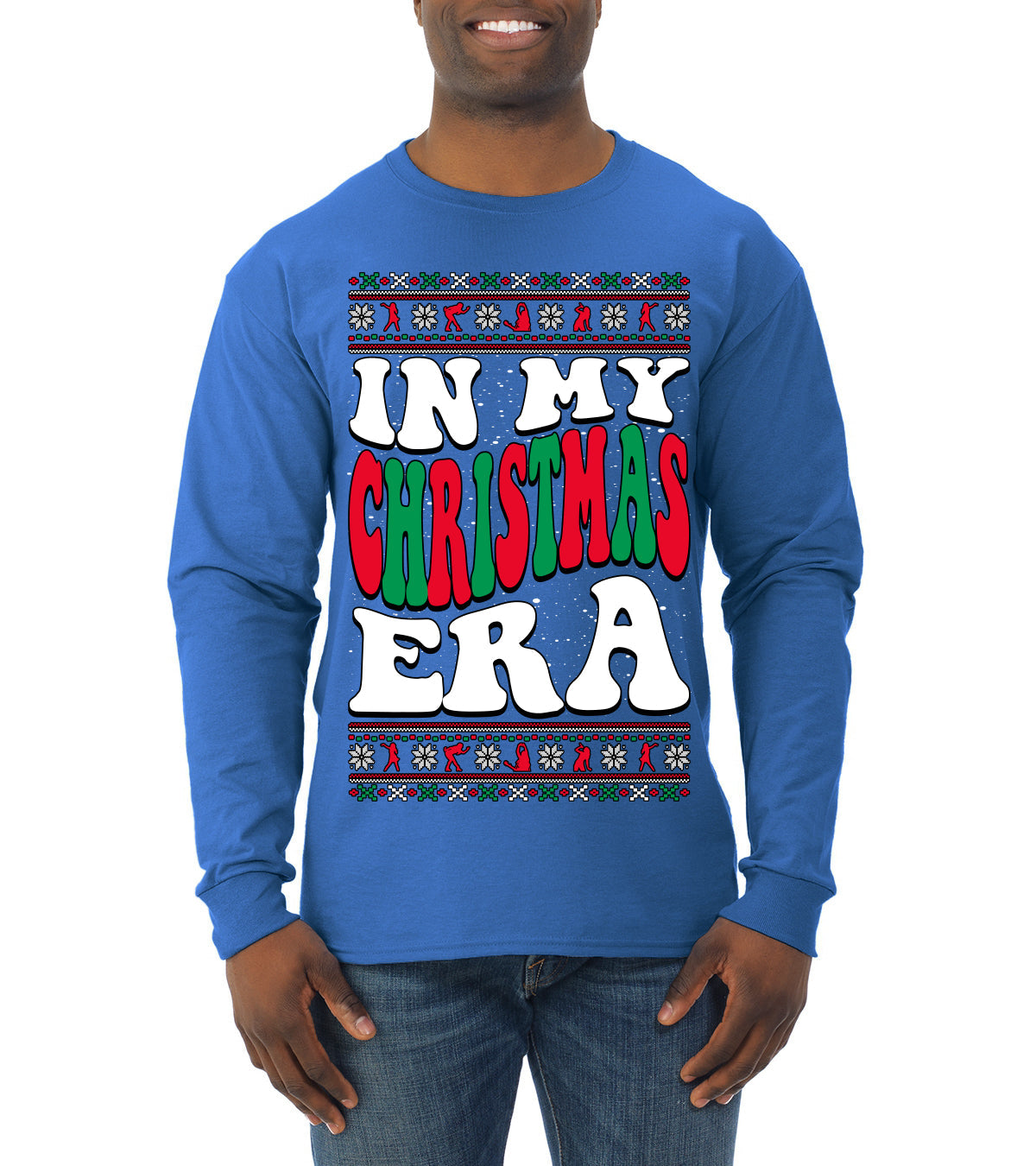In My Christmas Era Ugly Christmas Sweater Mens Long Sleeve Shirt
