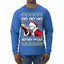 Friday Hood Santa  Ugly Christmas Sweater Mens Long Sleeve Shirt