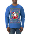 Always Shooting For The Naughty List Ugly Christmas Sweater Mens Long Sleeve Shirt