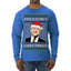 Treason's Greetings Biden President Humor Ugly Christmas Sweater Mens Long Sleeve Shirt