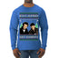 Escaped Bandits Classic Home Holiday Movie Ugly Christmas Sweater Mens Long Sleeve Shirt