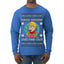 Fudge Around And Find Out Story Ugly Christmas Sweater Mens Long Sleeve Shirt