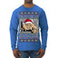 Come Out to the Coast Have a Few Laughs Die Hard McClane Ugly Christmas Sweater Mens Long Sleeve Shirt