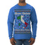 Buon Natale e Felice Anno Nuovo! Merry Christmas and Happy New Year Ugly Christmas Sweater Mens Long Sleeve Shirt