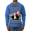 Put the Cookies Down Make America Healthy Again RFK Ugly Christmas Sweater Mens Long Sleeve Shirt