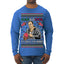 Gabagool It's What's for Dinner, Funny Tony Italian NJ New Jersey Mafia, Classic TV Show Ugly Christmas Sweater Mens Long Sleeve Shirt