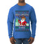 Merry Christmas Y'all Christmas Sweater, Ugly Christmas Sweater Mens Long Sleeve Shirt