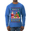 Here's A Big Package For You Santa Christmas Sweater, Ugly Christmas Sweater Mens Long Sleeve Shirt