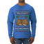He Loves my Chestnuts, Ugly Christmas Sweater Unisex Mens Long Sleeve Shirt