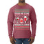 Pour Me Some Holiday Cheer Ugly Christmas Sweater Mens Long Sleeve Shirt