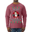 Jesus the Ultimate Deadlifter Funny Ugly Christmas Sweater Mens Long Sleeve Shirt