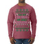 Too Hot to Wear an Ugly Sweater, Funny Pink Candy Cane Cut Diva Girl Reindeer Xmas Ugly Christmas Sweater Mens Long Sleeve Shirt