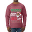 Where My Ho's At? Ugly Christmas Sweater Mens Long Sleeve Shirt