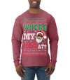 Where My Ho's At? Ugly Christmas Sweater Mens Long Sleeve Shirt